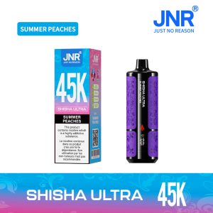 jnr shisha ultra 45000 puffs rechargeable disposable vape with led screen