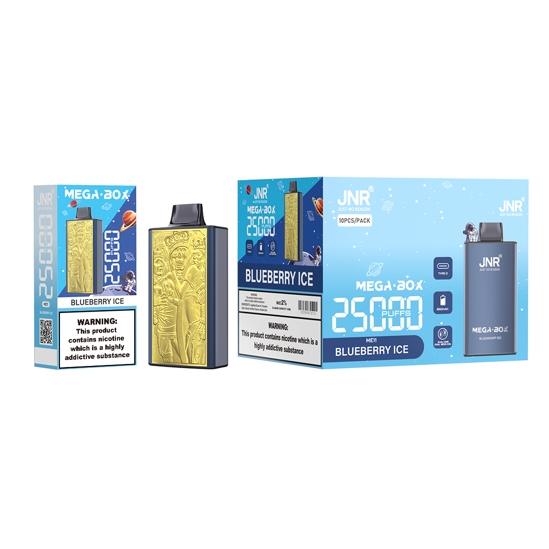 JNR Mega Box 25000 Puffs Rechargeable Disposable Vape