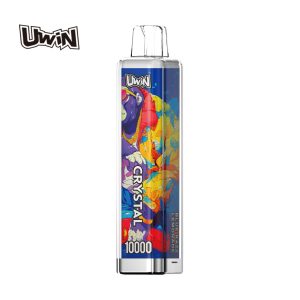 uwin crystal 10000 puffs rechargeable disposable vape with rgb lights