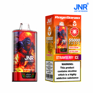 jnr ragegorilla 55000 puffs rechargeable disposable vape with smart screen