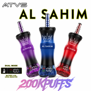 ATVS Al Sahim 200000 Puffs Rechargeable Disposable Vape