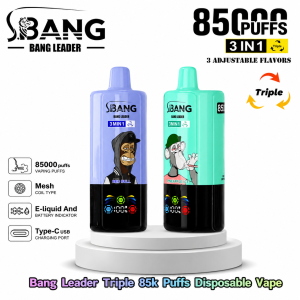 bang leader 85000 puffs triple flavor 3in1 disposable vape