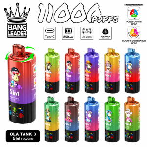 bang leader 110k 110000 puffs triple flavor 6in1 disposable vape