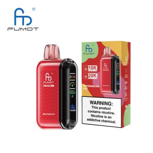 fumot tornado 20000 puffs rechargeable disposable vape with led screen & rgb light