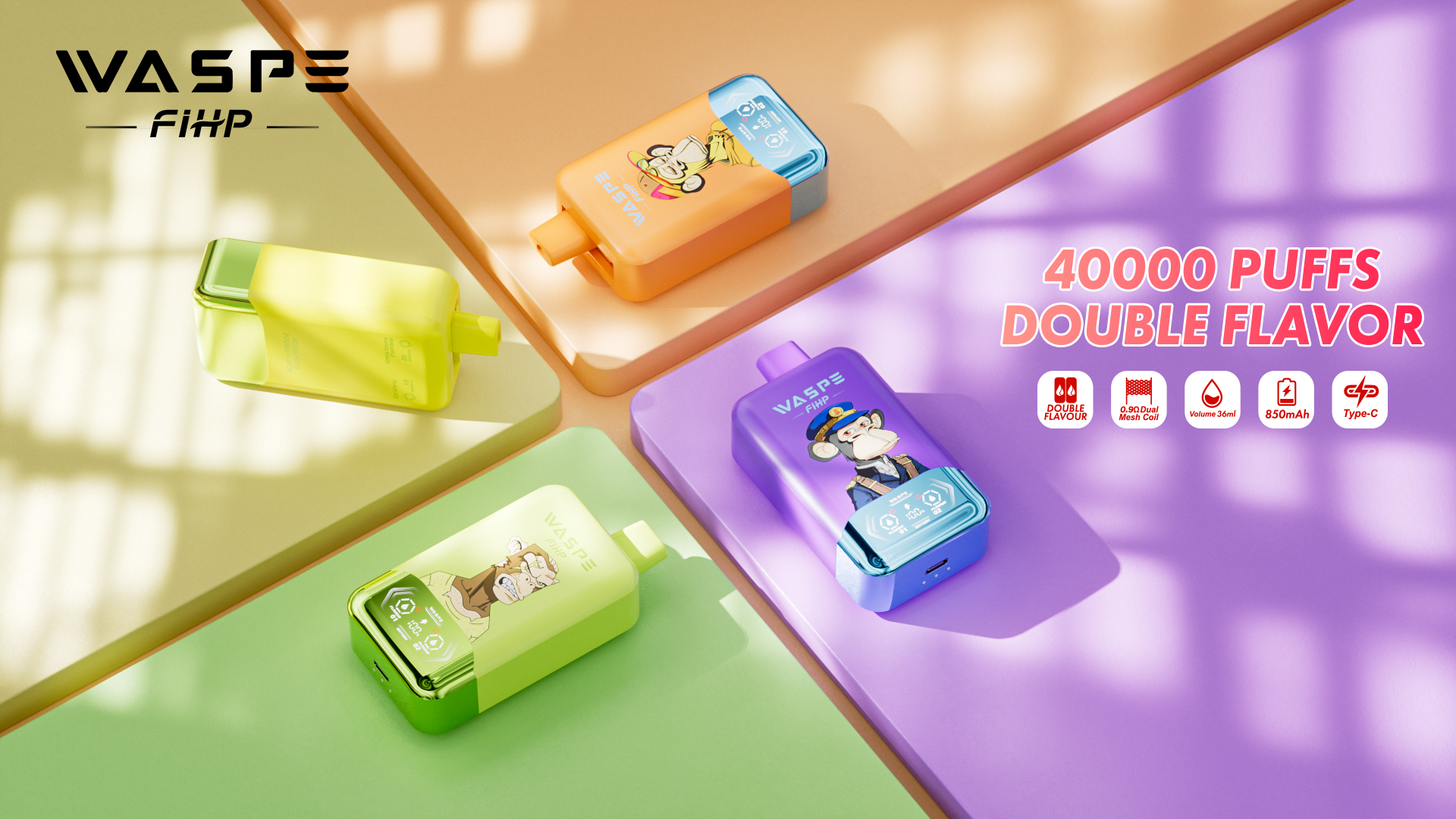 waspe twins 40000 puffs 2indisposable vape