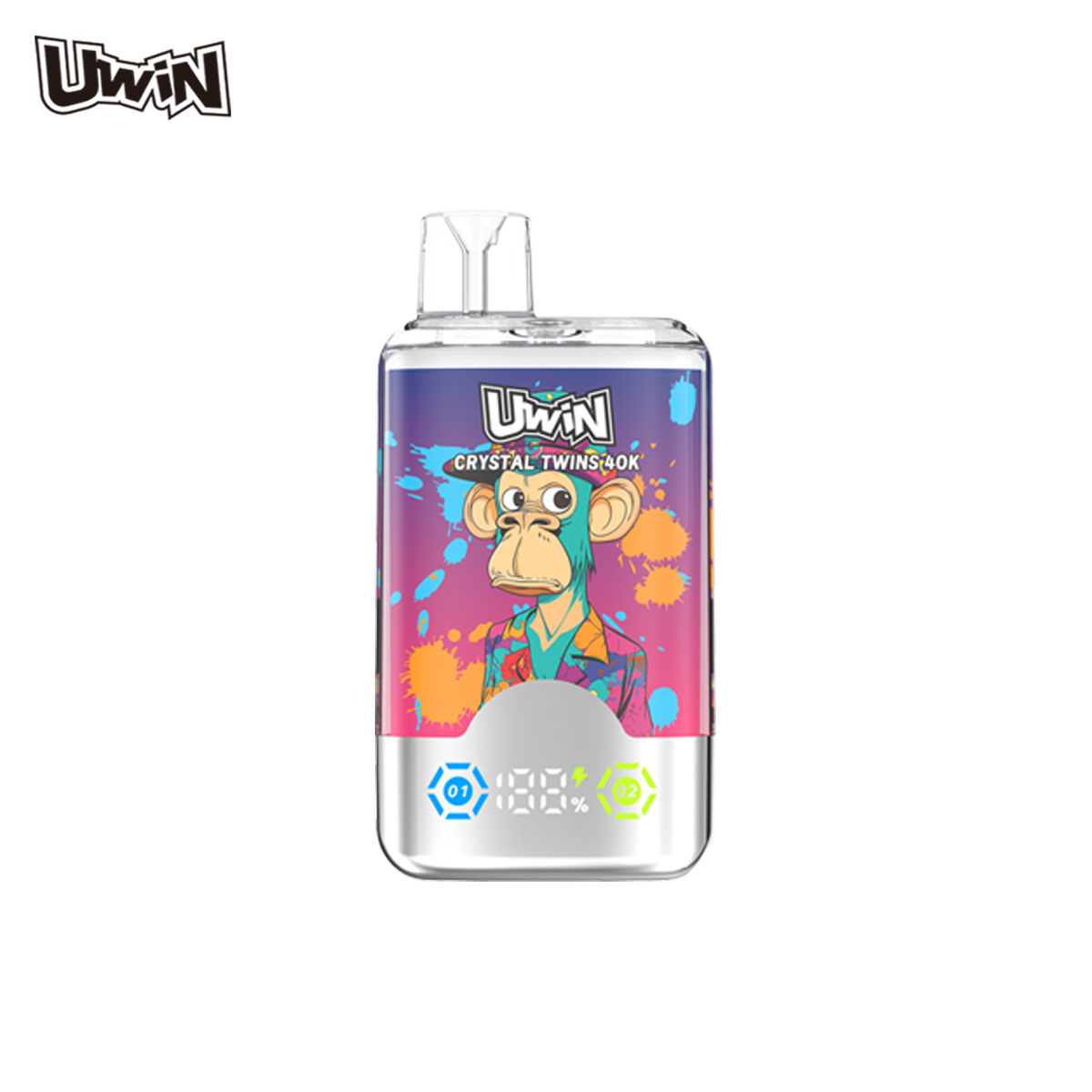 Uwin Twins Crystal 40000 Puffs Dual Flavor Disposable Vape